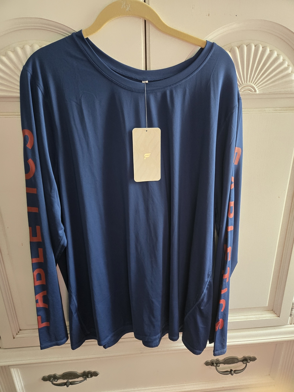 Fabletics Navy Blue Long-Sleeve Phoenix Lite Top